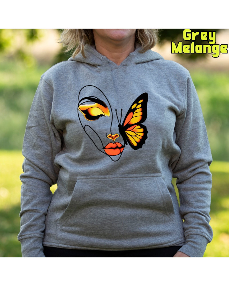 Sudadera mujer con capucha Volar  La Kamiseta K Buskas