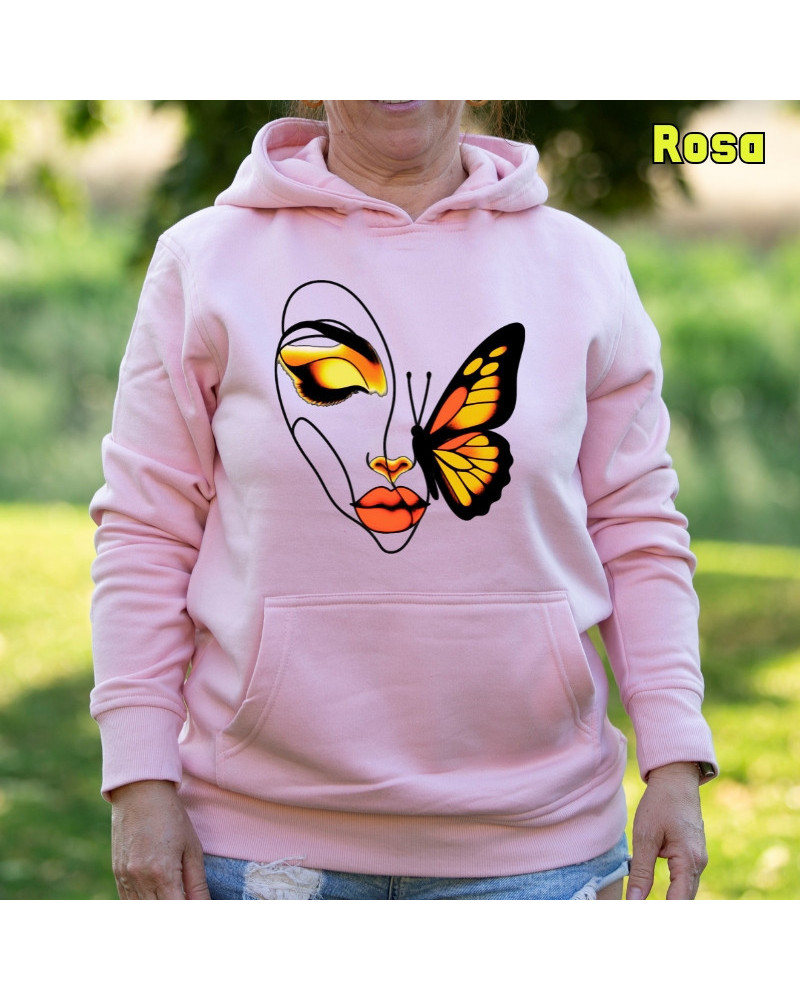 Sudadera mujer con capucha Volar  La Kamiseta K Buskas