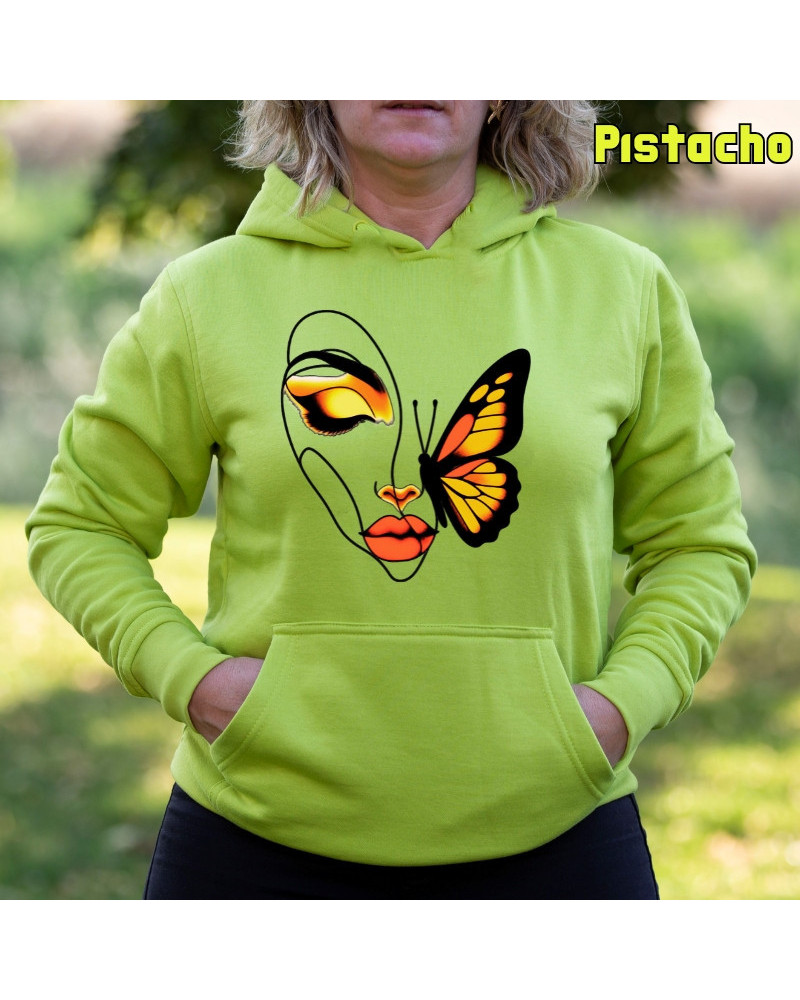 Sudadera mujer con capucha Volar  La Kamiseta K Buskas