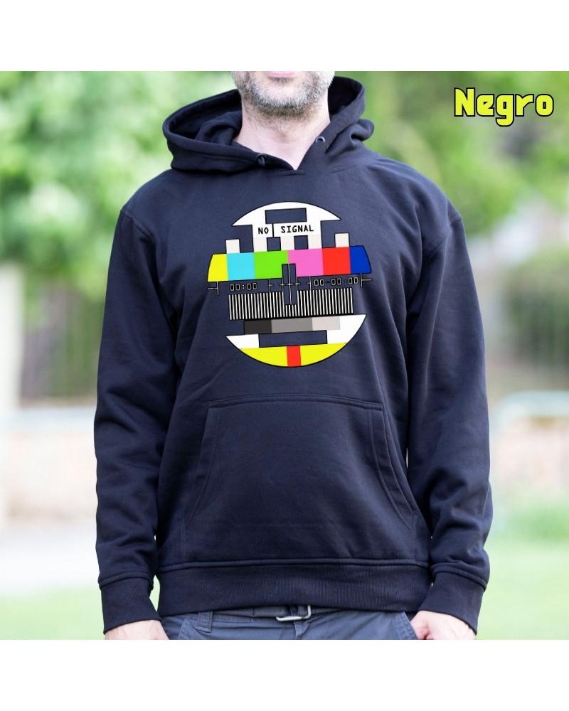 Sudadera hombre con capucha No Signal  La Kamiseta K Buskas
