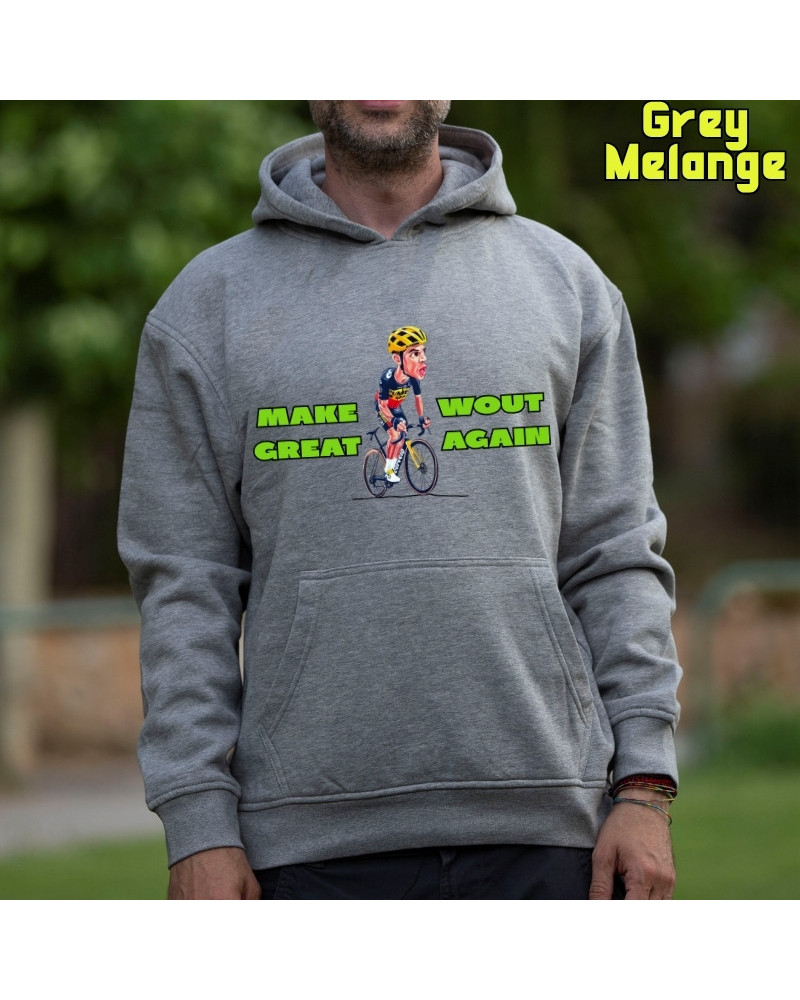 Make Wout - Sudadera hombre con capucha
