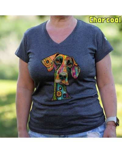 Camiseta Mujer Dog - manga corta