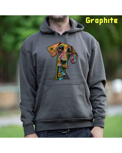 Sudadera hombre con capucha Dog  La Kamiseta K Buskas
