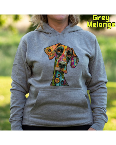 Sudadera mujer con capucha Dog  La Kamiseta K Buskas