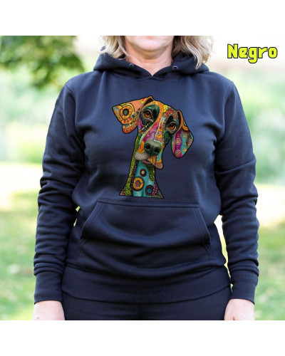 Sudadera mujer con capucha Dog  La Kamiseta K Buskas