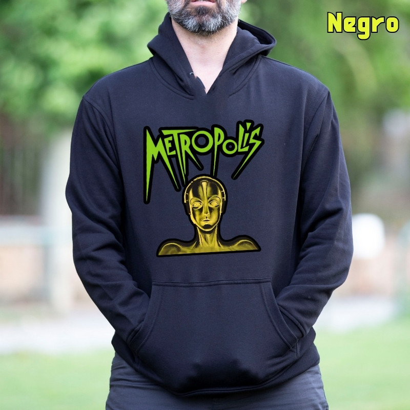 Metropolis - Sudadera Hombre Con Capucha