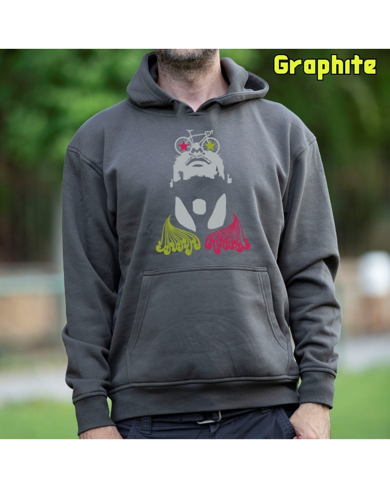 Sudadera hombre con capucha BIKE GLASSES – La Kamiseta K Buskas