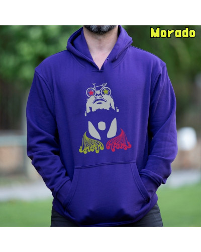 Sudadera hombre con capucha BIKE GLASSES – La Kamiseta K Buskas