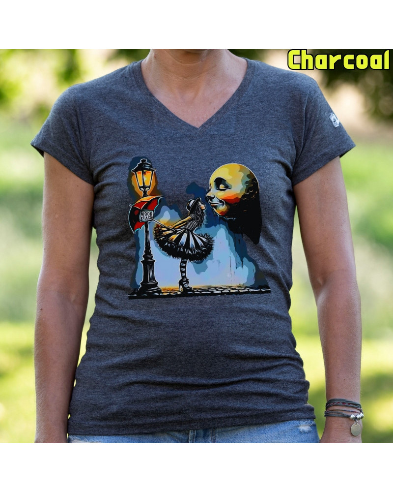 Moon Place - Camiseta Mujer Manga Corta