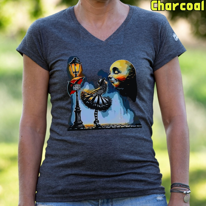 Moon Place - Camiseta Mujer Manga Corta