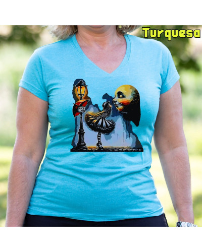 Camiseta Mujer Moon Place - manga corta