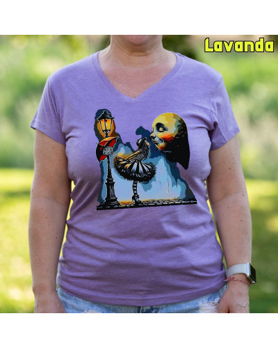 Camiseta Mujer Moon Place - manga corta