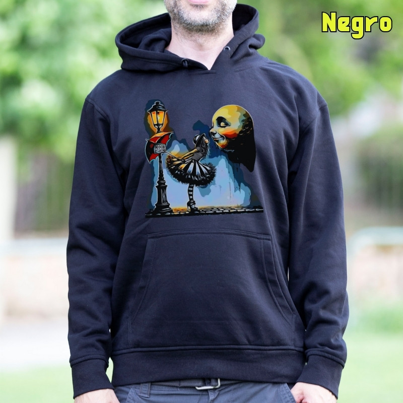 Moon Place - Sudadera Hombre Con Capucha