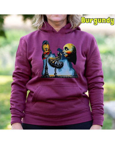 Sudadera mujer con capucha Moon Place  La Kamiseta K Buskas