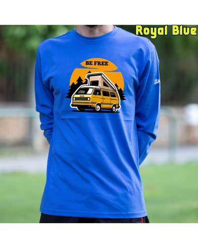 Camiseta Hombre Manga Larga - Be Free