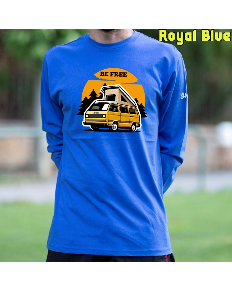 Camiseta Hombre Manga Larga - Be Free