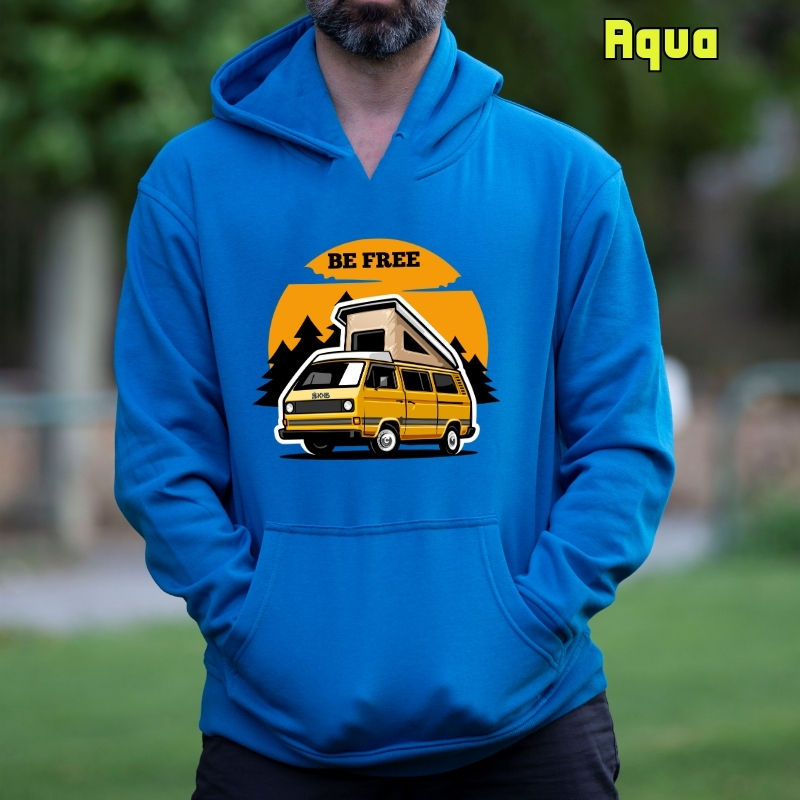 Be Free - Sudadera Hombre Con Capucha