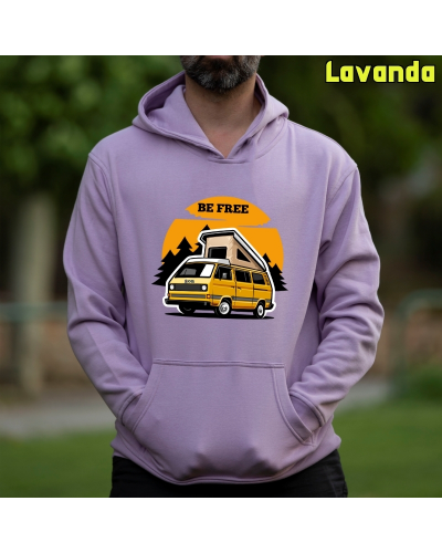 Be Free - Sudadera Hombre Con Capucha