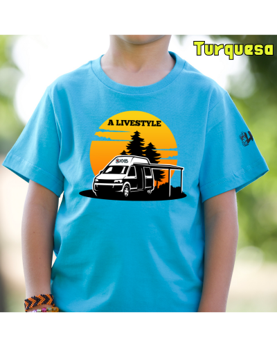 Camiseta niño A Livestyle - manga corta