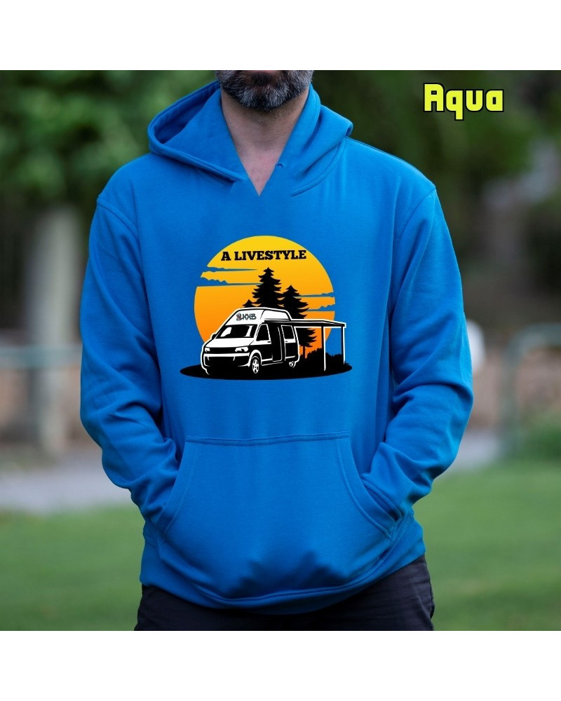 A Livestyle - Sudadera Hombre Con Capucha