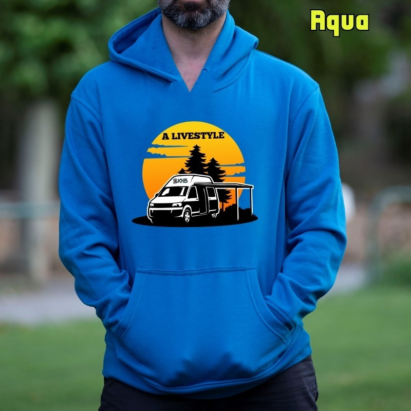 A Livestyle - Sudadera Hombre Con Capucha