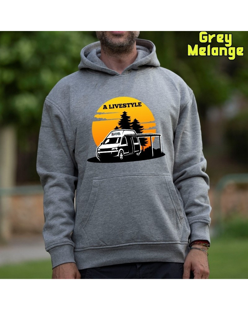 Sudadera hombre con capucha A Livestyle  La Kamiseta K Buskas