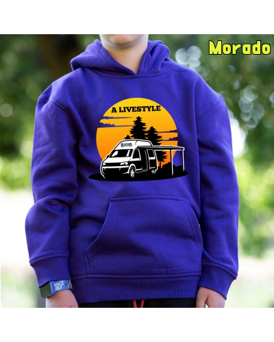 Sudadera niño con capucha A LIVESTYLE