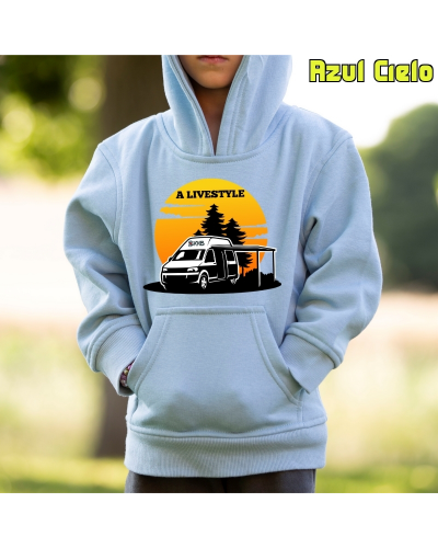 Sudadera niño con capucha A LIVESTYLE