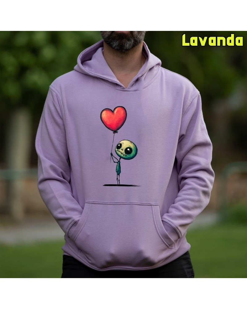 Sudadera hombre con capucha Ilusion  La Kamiseta K Buskas