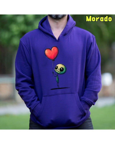 Sudadera hombre con capucha Ilusion  La Kamiseta K Buskas