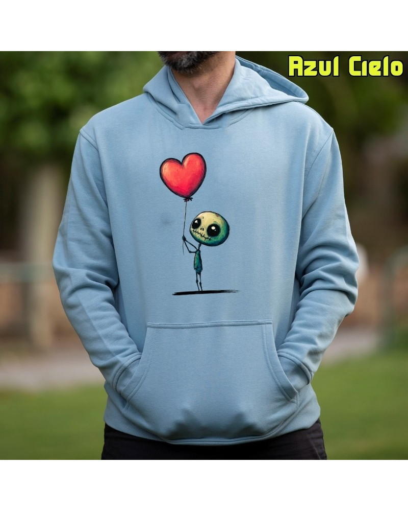 Sudadera hombre con capucha Ilusion  La Kamiseta K Buskas