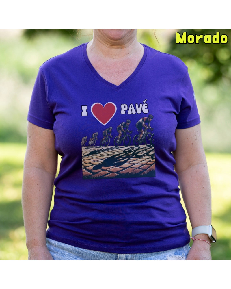 Camiseta Mujer LOVE PAVE - manga corta