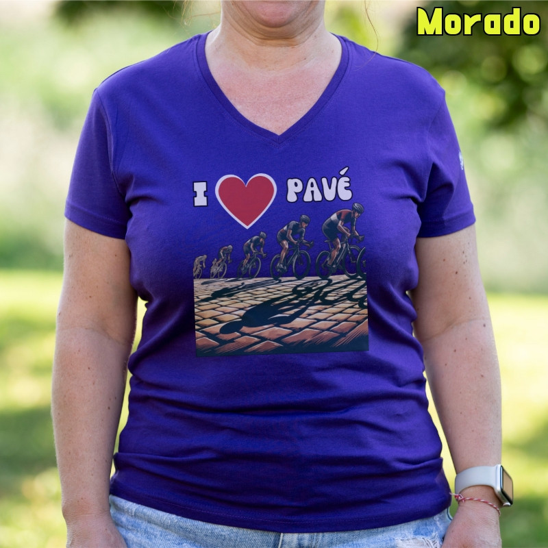 Love Pave - Camiseta Mujer Manga Corta