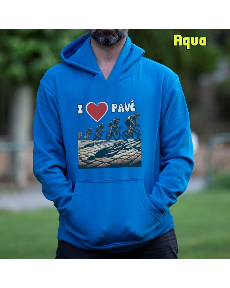 Sudadera hombre con capucha LOVE PAVE – La Kamiseta K Buskas