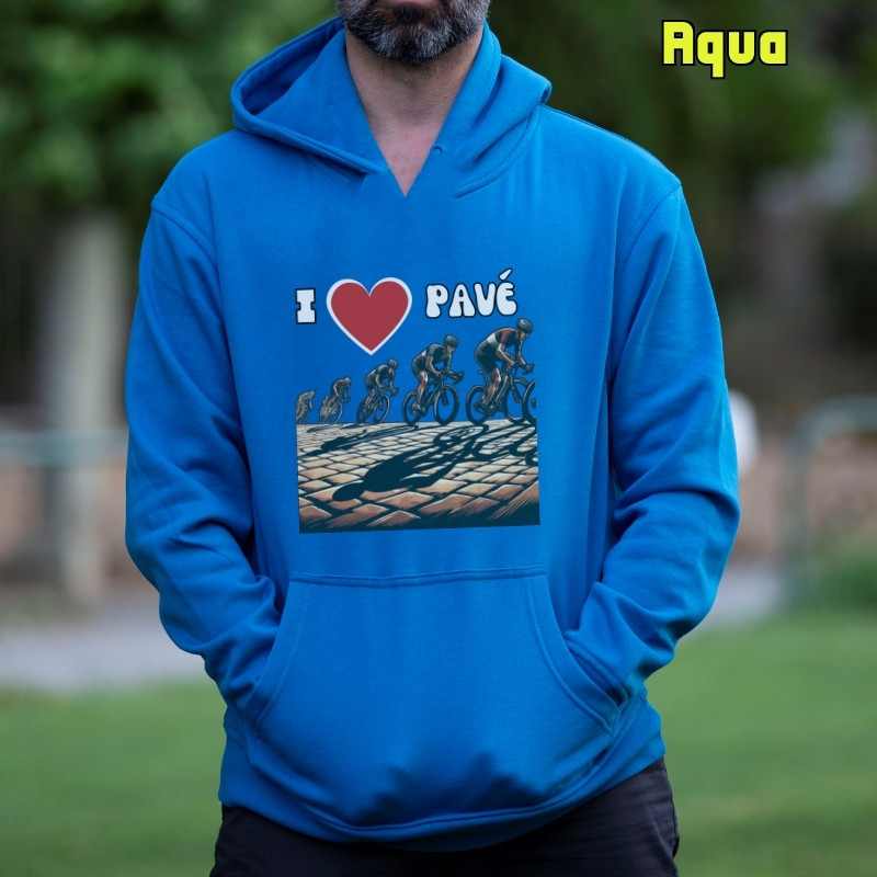 Love Pave - Sudadera Hombre Con Capucha