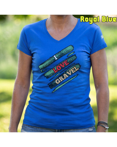 Camiseta Mujer LOVE GRAVEL - manga corta