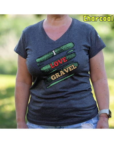 Camiseta Mujer LOVE GRAVEL - manga corta