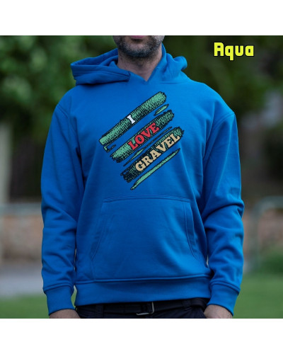 Sudadera hombre con capucha LOVE GRAVEL – La Kamiseta K Buskas