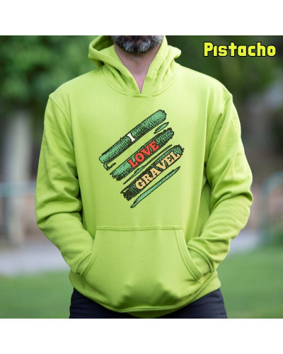 Sudadera hombre con capucha LOVE GRAVEL – La Kamiseta K Buskas