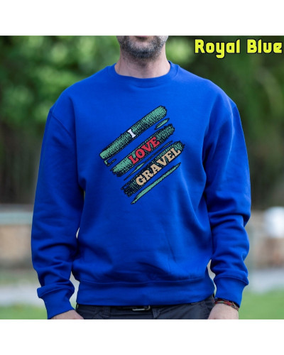 Sudadera Unisex LOVE GRAVEL La Kamiseta K Buskas