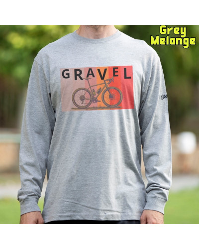 Camiseta Hombre Manga Larga - GRAVEL