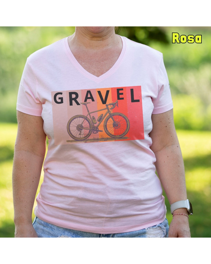 Camiseta Mujer Manga Corta - Gravel