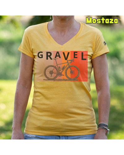 Camiseta Mujer GRAVEL - manga corta