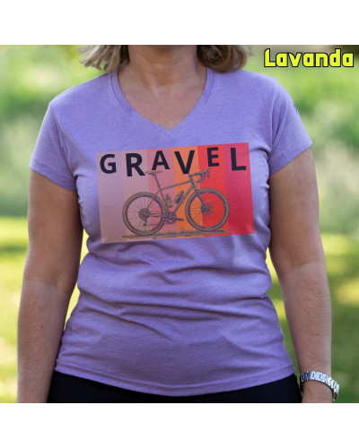 Camiseta Mujer GRAVEL - manga corta