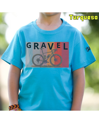 Camiseta Niño - Camiseta niÃ±o GRAVEL - manga corta