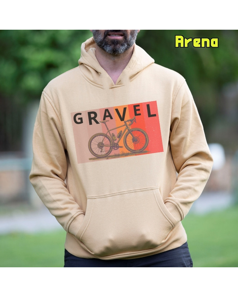 Sudadera hombre con capucha GRAVEL – La Kamiseta K Buskas