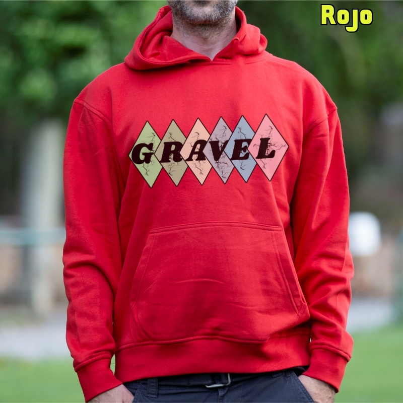 Gravel Rombos - Sudadera Hombre Con Capucha