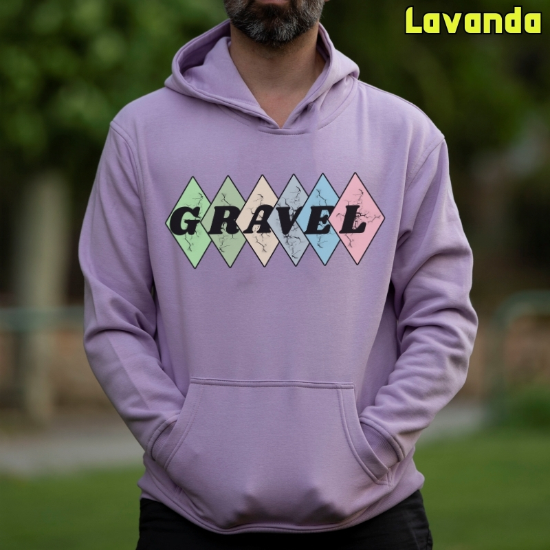 Gravel Rombos - Sudadera Hombre Con Capucha