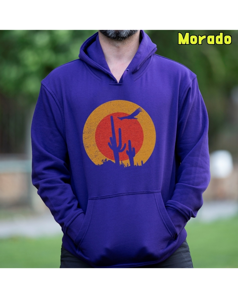 Desert - Sudadera Hombre Con Capucha