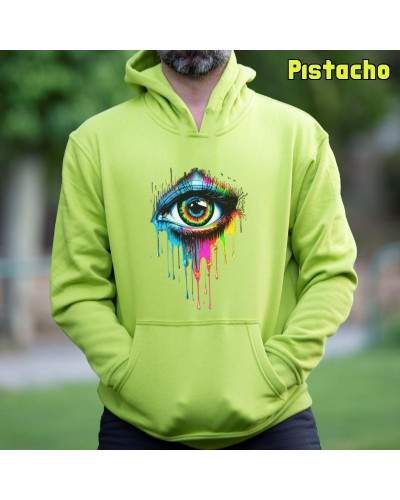 Sudadera hombre con capucha Eye  La Kamiseta K Buskas